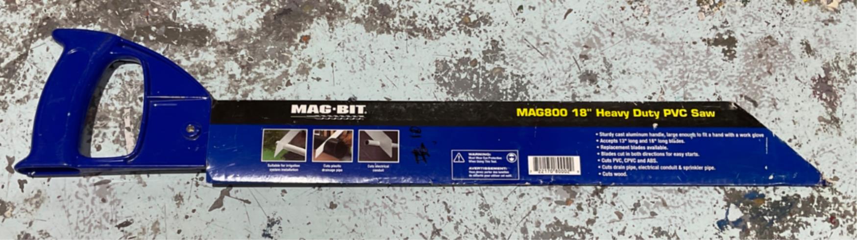 Mag-Bit MAG800 18″ Heavy Duty PVC Saw Online now