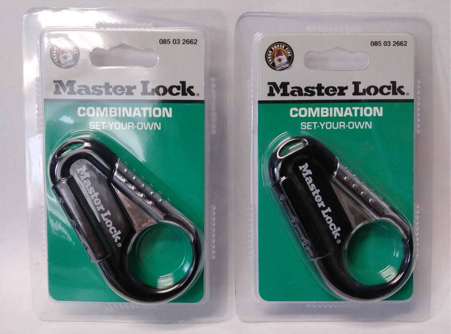 Master Lock 1547DTGT Combination Set-Your-Own Backpack Padlock (2 Packs) Online now