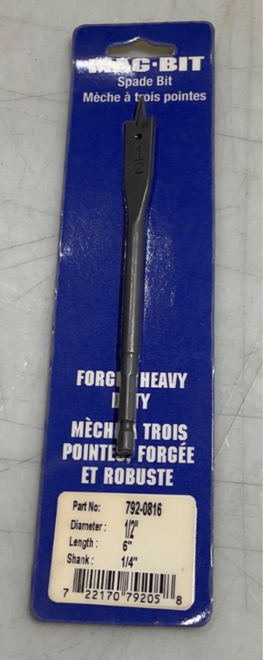 Mag-Bit 792-0816 1/2″ x 6″ Spade bit Fashion