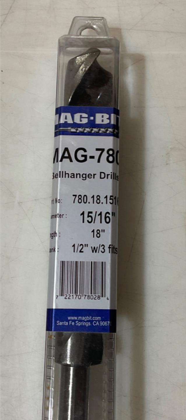 Mag-Bit 780.18.1516 15/16″ x 18″ Bellhanger drill #M-26 Online now