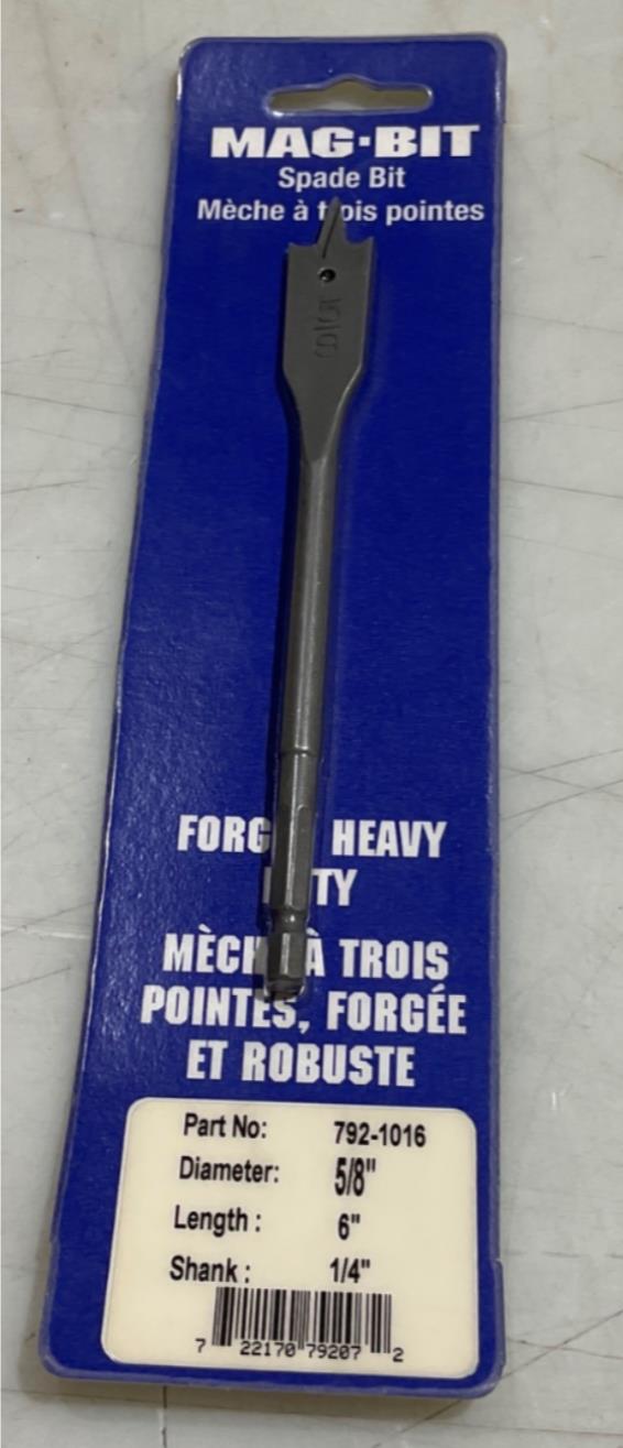 Mag-Bit 792-1016 5/8″ x 6″ Spade bit Online