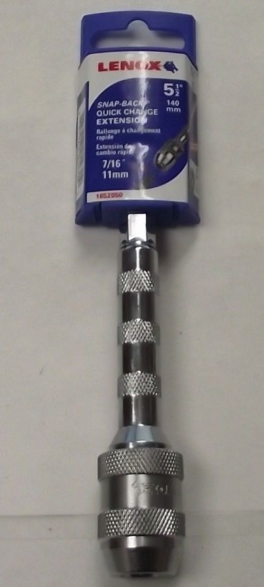 LENOX Tools 1852050 5-1/2″ Snap-Back Arbor Extension 7/16″ Supply