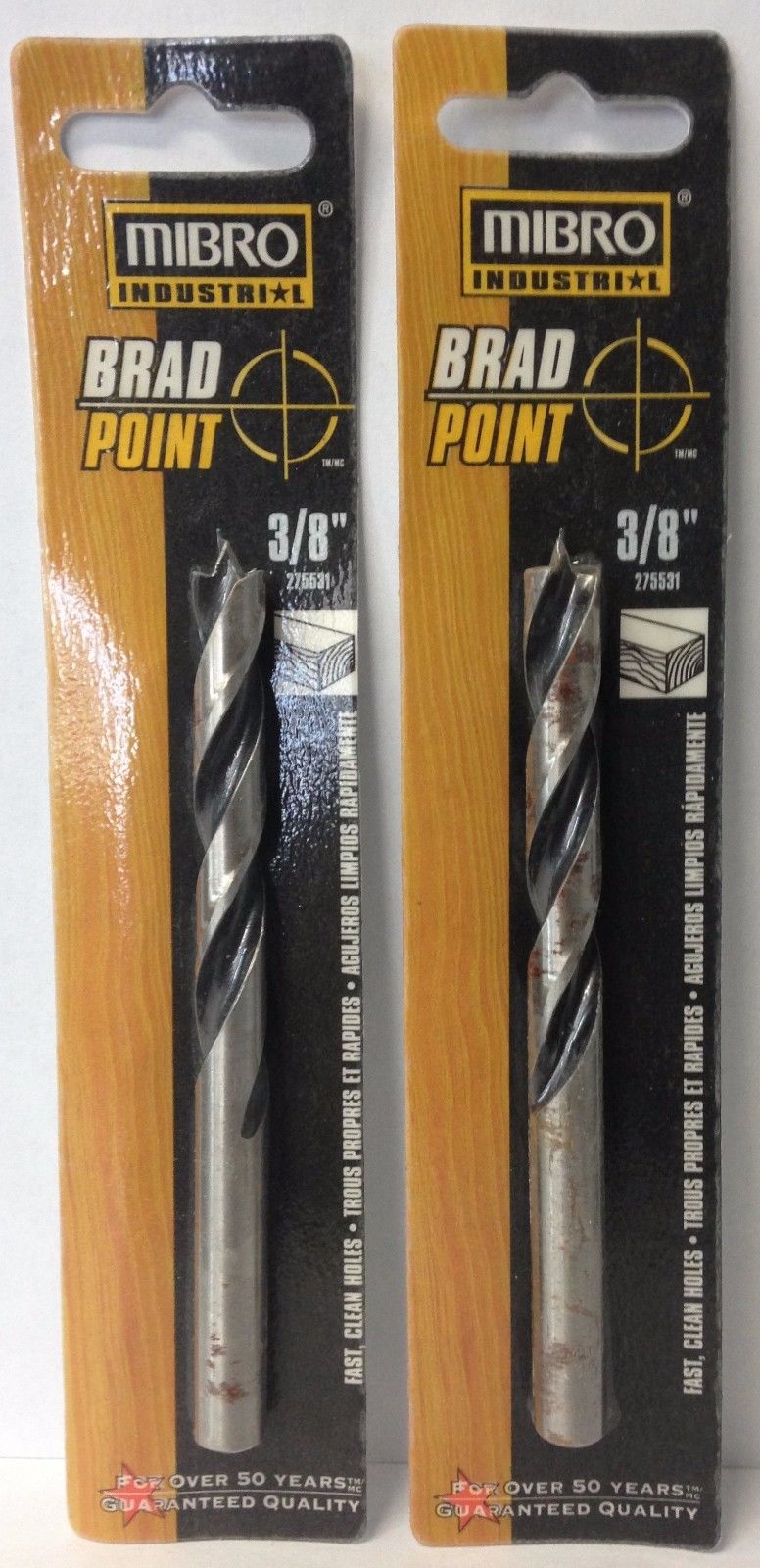Mibro 275531 3/8″ Brad Point Drill Bits 2 Packs on Sale