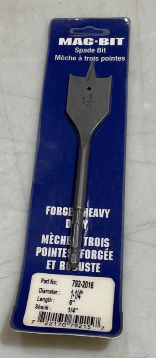 Mag-Bit 792-2016 1-1/4″ x 6″ Spade bit on Sale
