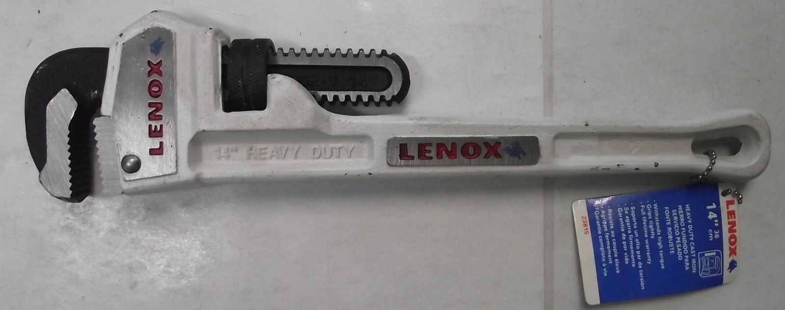 LENOX TOOLS 23815 15″ HEAVY-DUTY CAST IRON PIPE WRENCH Online